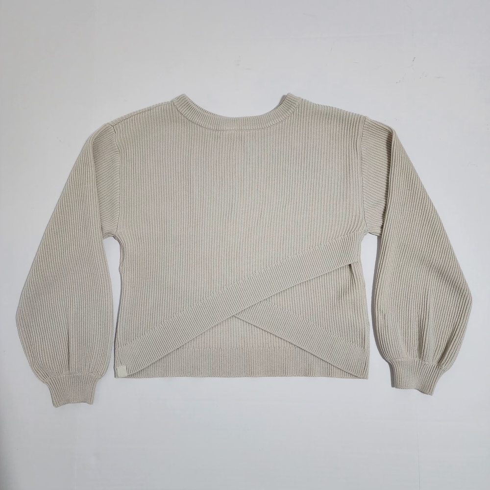 Lululemon Athletica Crossover Sweater Size 6 Light Beige Pullover Minimalist Run - Picture 2 of 8